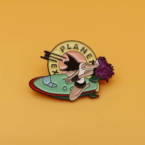 Custom planet lapel pin