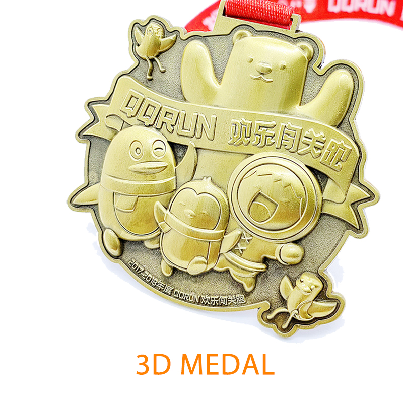 3D metal medals