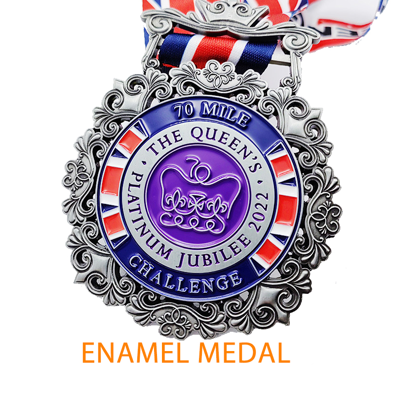 enamel metal medal